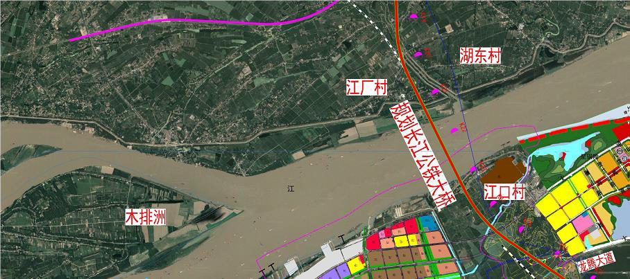 池州公铁大桥具体位置图片